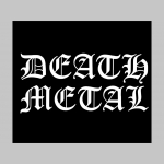 Death Metal čierne trenírky BOXER s tlačeným logom,  top kvalita 95%bavlna 5%elastan